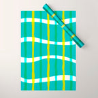 Groovy Plaid Wrapping Paper Gallery Image 1