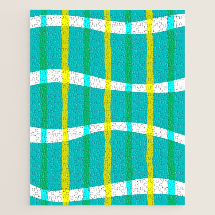 Groovy Plaid Jigsaw Puzzle Gallery Image 1