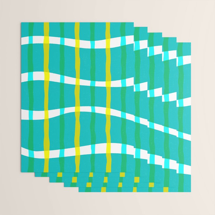 Groovy Plaid Wrapping Paper Gallery Image 3