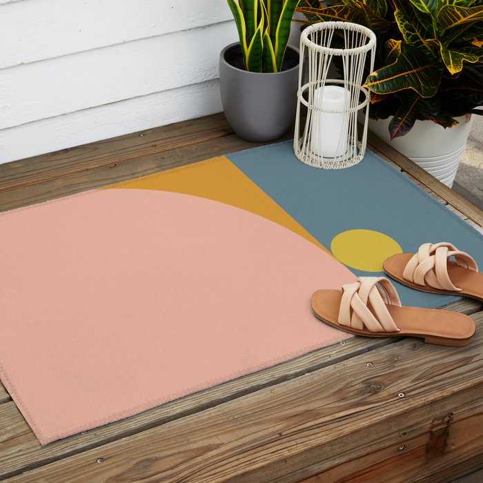 Simplistic Landscape XIV Outdoor Rug Gallery Image 2