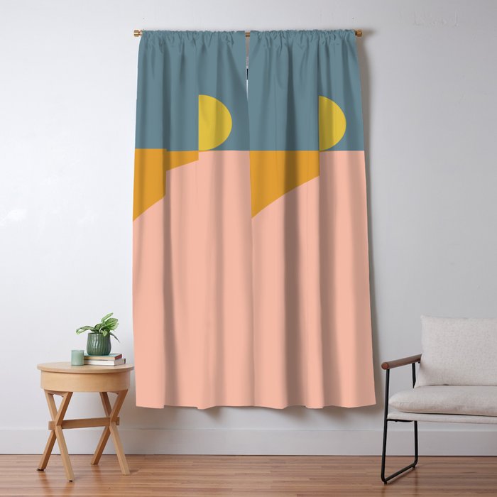 Simplistic Landscape XIV Window Curtain Gallery Image 1