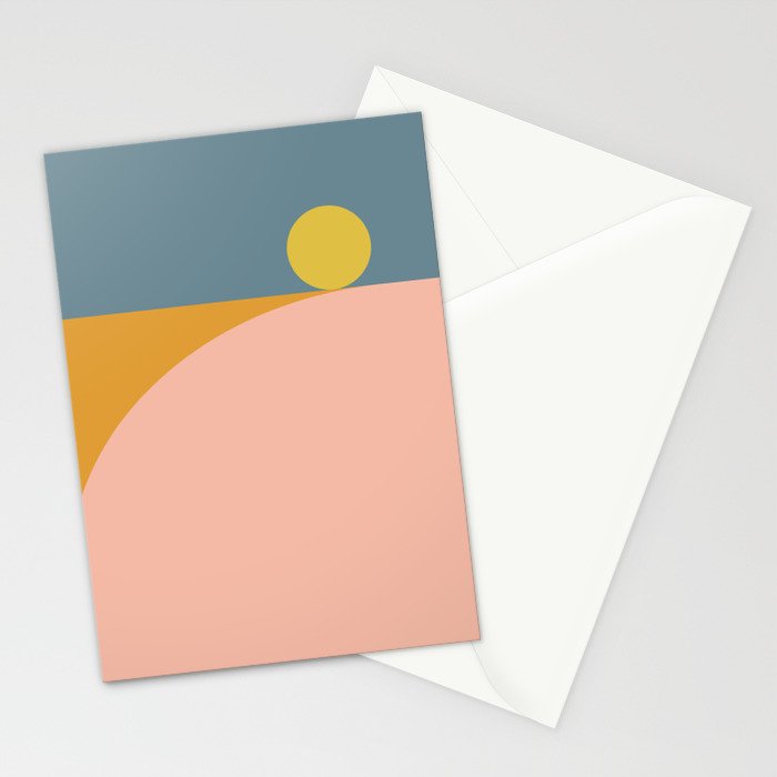 Simplistic Landscape XIV Stationery Card Gallery Image 2
