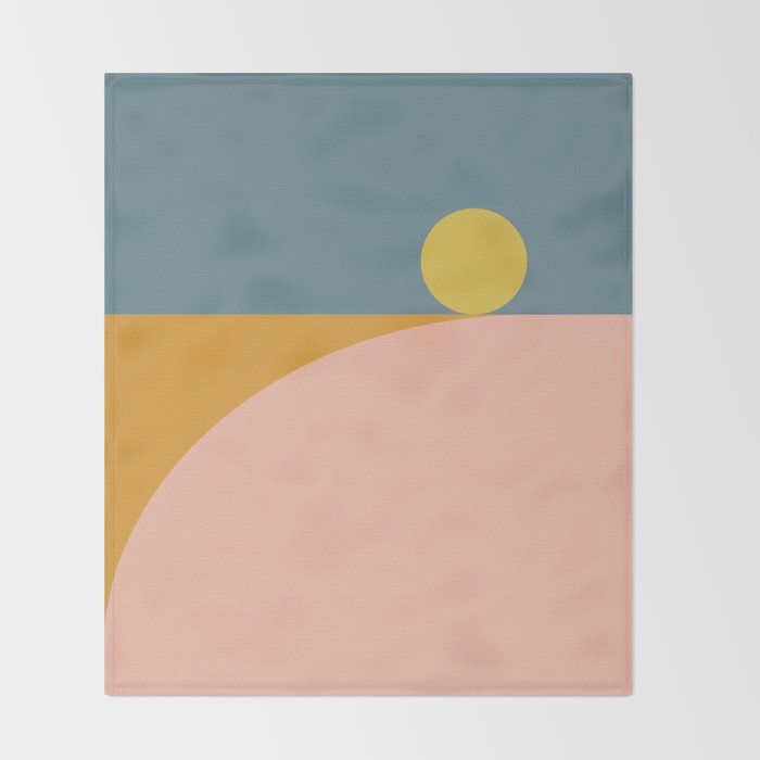 Simplistic Landscape XIV Throw Blanket Gallery Image 2