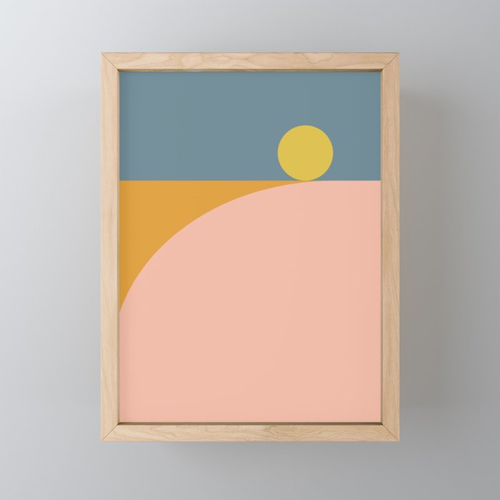 Simplistic Landscape XIV Mini Art Print Gallery Image 1