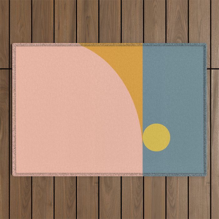 Simplistic Landscape XIV Outdoor Rug Gallery Image 1