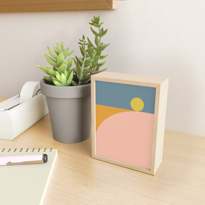 Simplistic Landscape XIV Mini Art Print Gallery Image 2