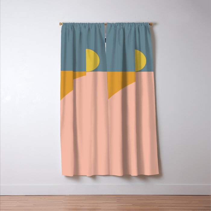 Simplistic Landscape XIV Window Curtain Gallery Image 3