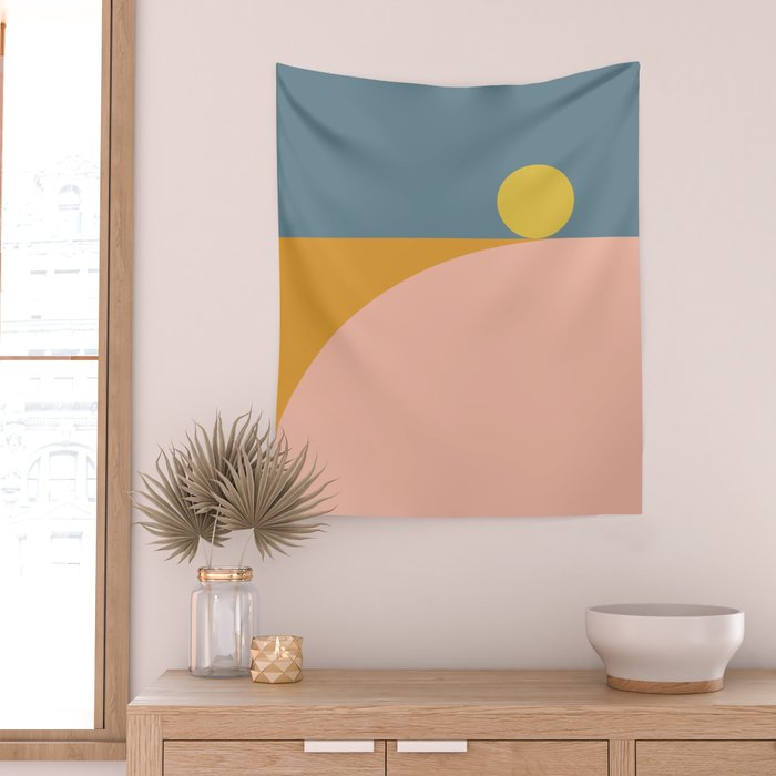 Simplistic Landscape XIV Wall Tapestry Gallery Image 2