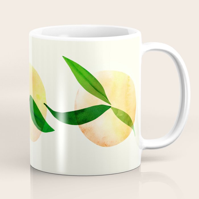 Wild Lemons Watercolor Coffee Mug Gallery Image 1
