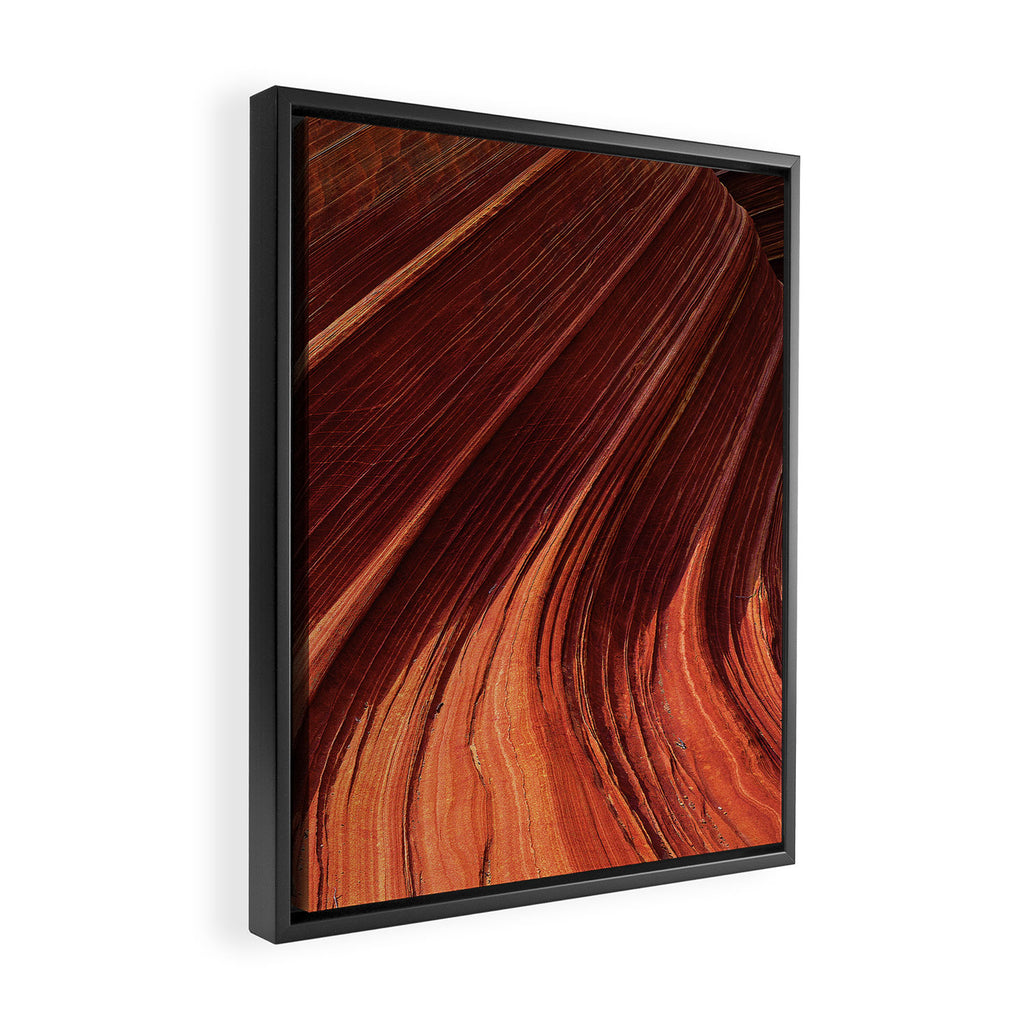 Inside Awesome Red Rock Canyons, Paria Wilderness Framed Canvas Print Gallery Image 2