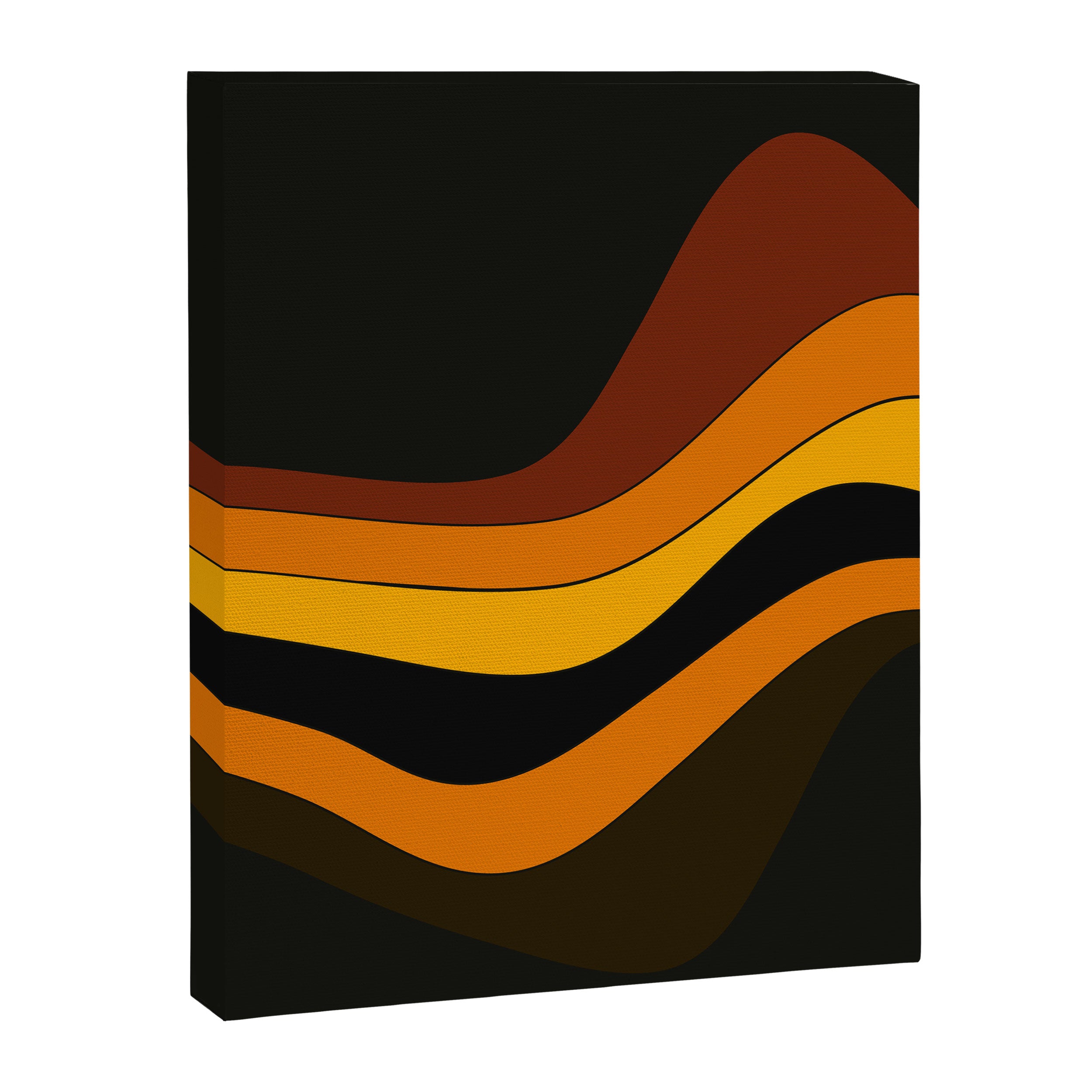Retro 1970's Groovy Lines Colorful Designs Trending Art Canvas Print Gallery Image 8