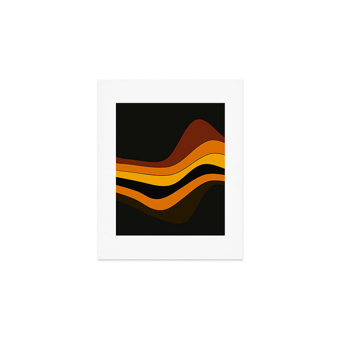 Retro 1970's Groovy Lines Colorful Designs Trending Art Art Print Gallery Image 1