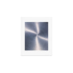 Silver Metallic Stainless Steel Pattern Art Print Gallery Image 1