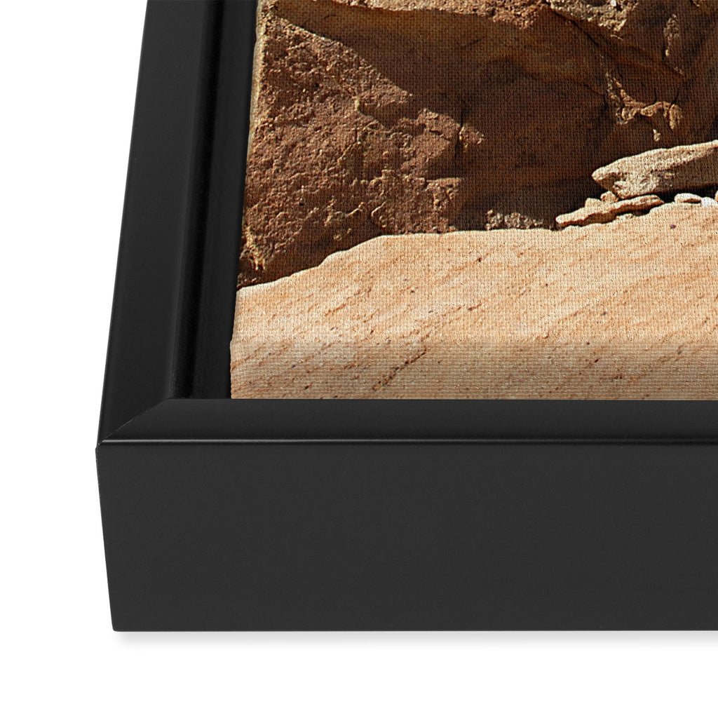 The Majestic Beauty Of Rugged Red Rock Canyon Framed Canvas Print Gallery Image 3