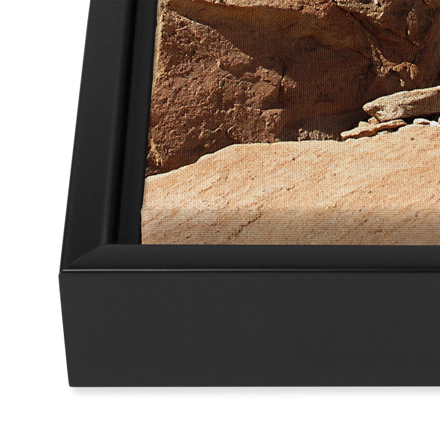 The Majestic Beauty Of Rugged Red Rock Canyon Framed Canvas Print Gallery Image 3