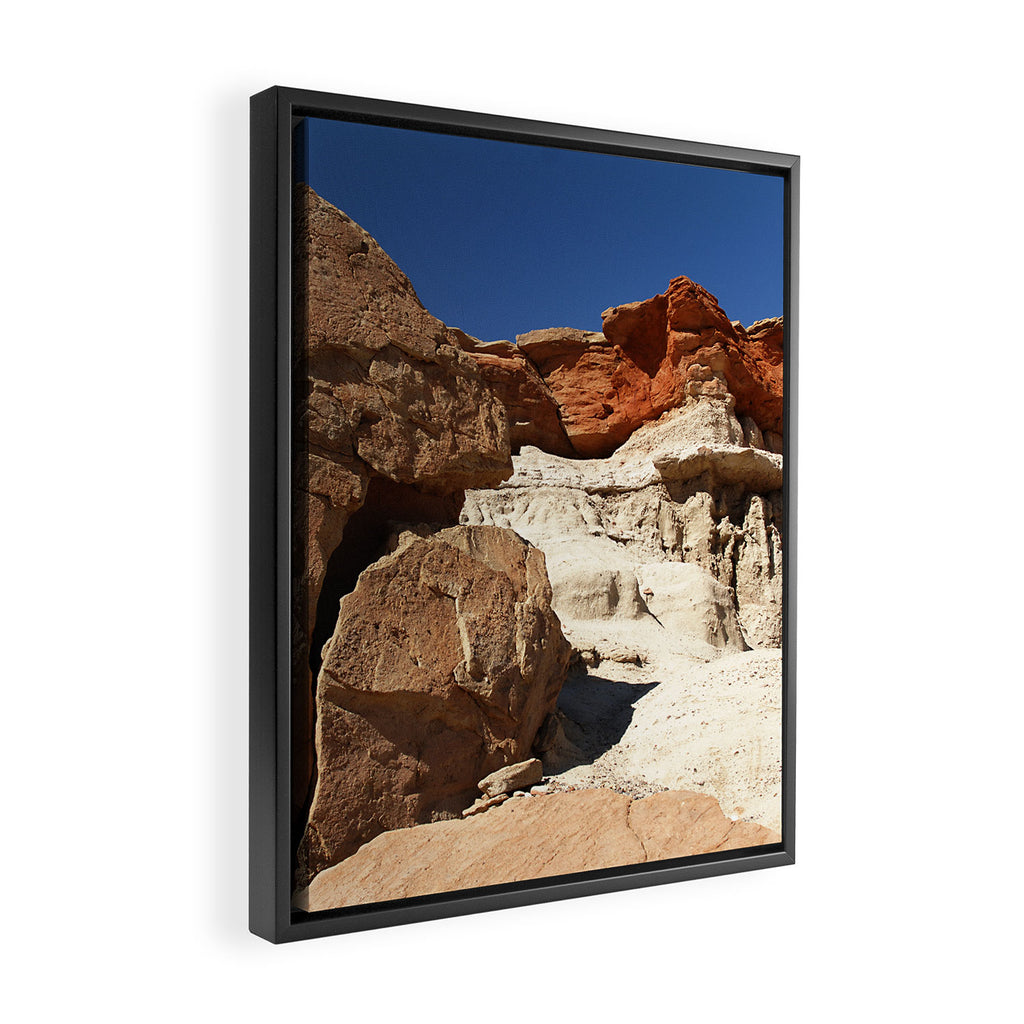 The Majestic Beauty Of Rugged Red Rock Canyon Framed Canvas Print Gallery Image 2