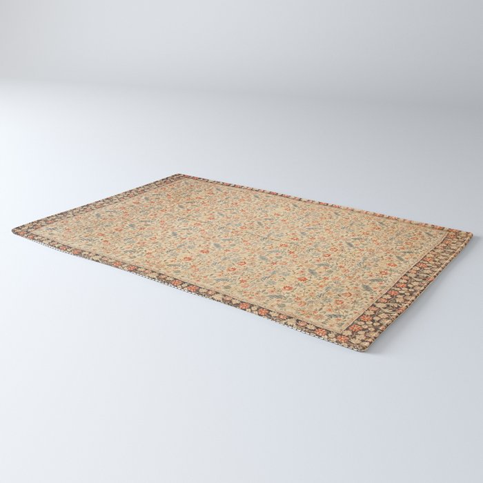Vintage Floral Indian Rug Print Rug Gallery Image 3