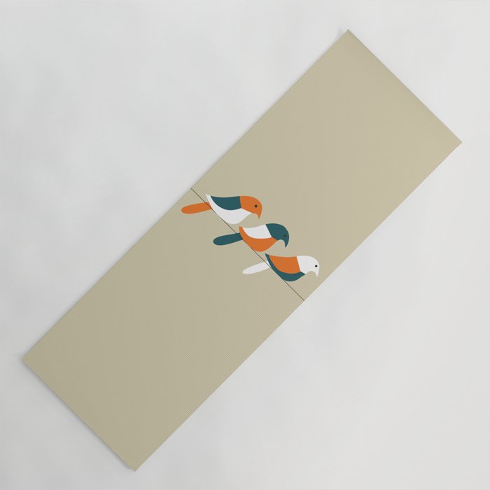 Birds on wire Yoga Mat Gallery Image 1