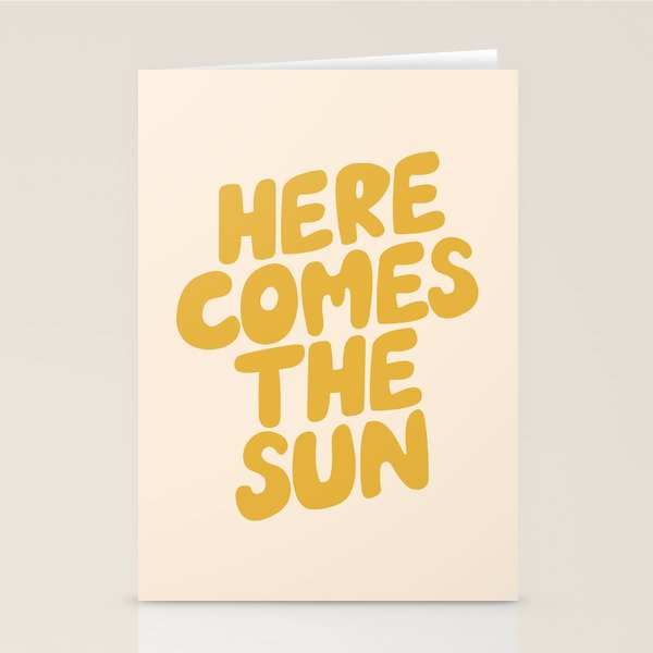 Here Comes the Sun Stationery Card Gallery Image 2