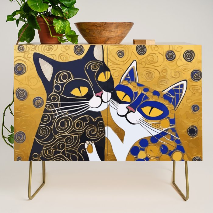 Gustav Klimt Cat Kiss Credenza Gallery Image 1