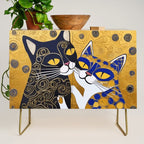 Gustav Klimt Cat Kiss Credenza Gallery Image 1