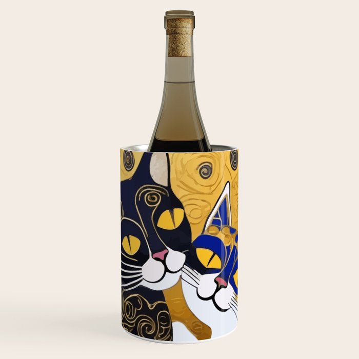 Gustav Klimt Cat Kiss Wine Chiller Gallery Image 1