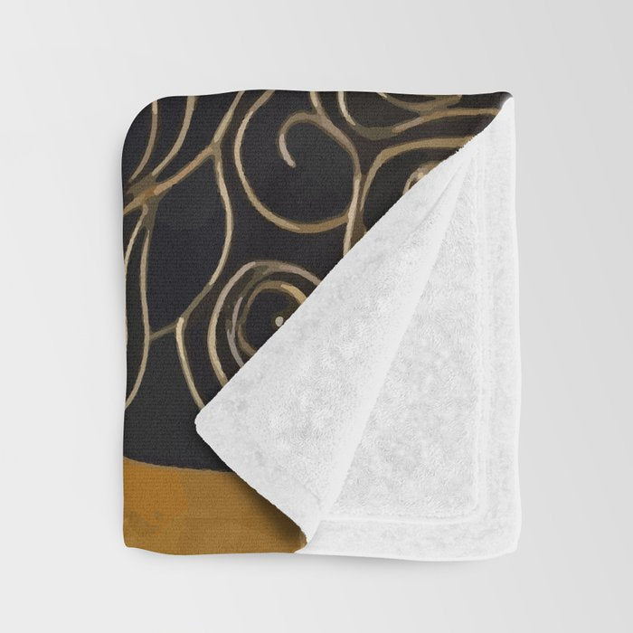 Gustav Klimt Cat Kiss Throw Blanket Gallery Image 3