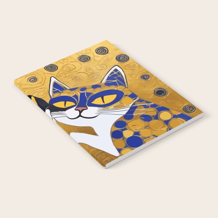Gustav Klimt Cat Kiss Notebook Gallery Image 2