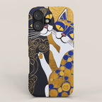Gustav Klimt Cat Kiss iPhone Case Gallery Image 1