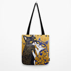 Gustav Klimt Cat Kiss Tote Bag Gallery Image 2