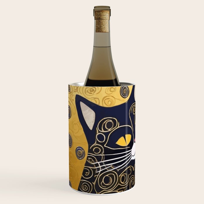 Gustav Klimt Cat Kiss Wine Chiller Gallery Image 2