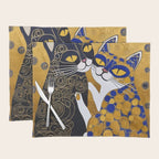 Gustav Klimt Cat Kiss Placemat Gallery Image 1