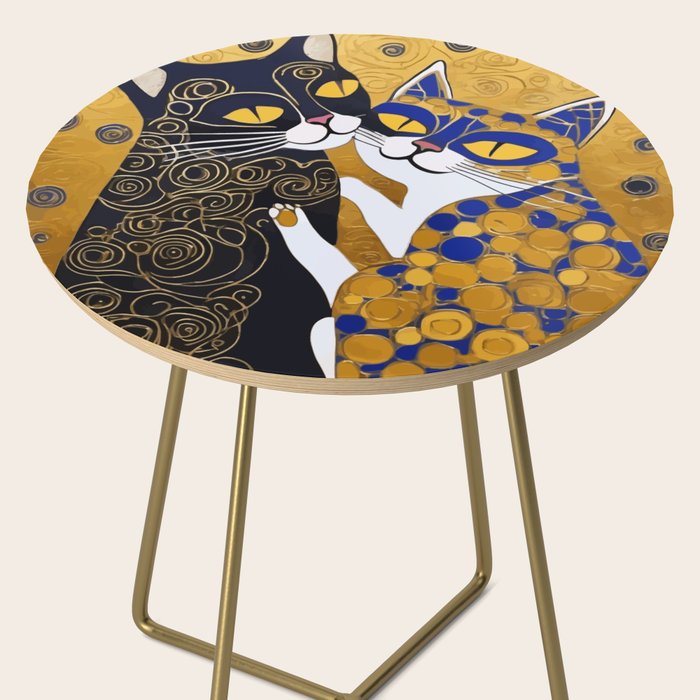 Gustav Klimt Cat Kiss Side Table Gallery Image 2