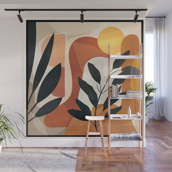 Sunrise Garden 15 Wall Mural Gallery Image 1