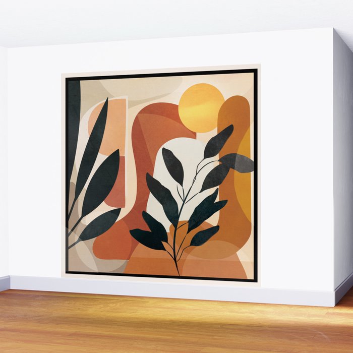 Sunrise Garden 15 Wall Mural Gallery Image 2