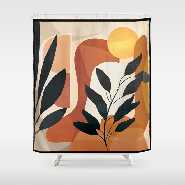 Sunrise Garden 15 Shower Curtain Gallery Image 1