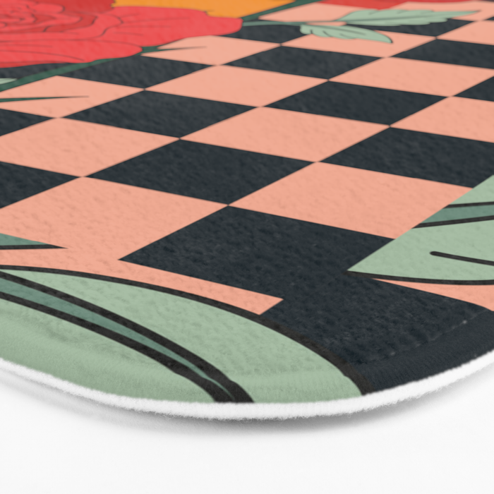 Red Roses Bath Mat Gallery Image 3