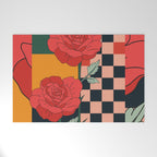Red Roses Welcome Mat Gallery Image 1