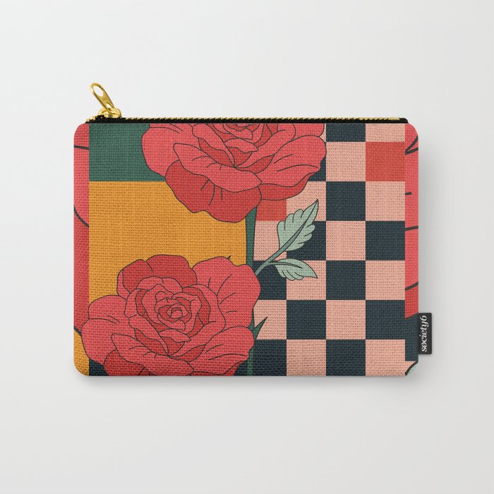 Red Roses Carry All Pouch Gallery Image 1
