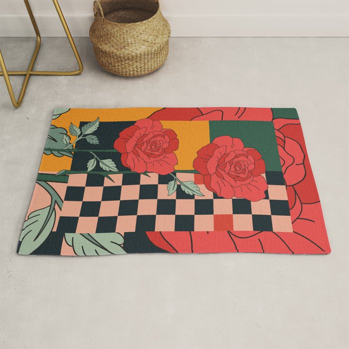 Red Roses Rug Gallery Image 1
