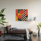 Red Roses Wood Wall Art Gallery Image 2