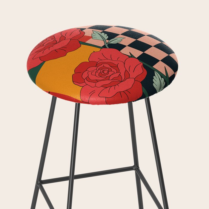 Red Roses Stool Gallery Image 2