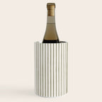 Green Lines Minimalist Modern Neutral Art Wine Chiller Gallery Image 2