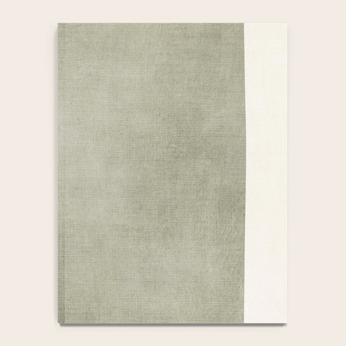 Green Lines Minimalist Modern Neutral Art Notebook Gallery Image 4