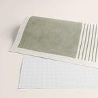 Green Lines Minimalist Modern Neutral Art Wrapping Paper Gallery Image 2