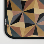 Kaleidoscope Tile Pattern I Bold Neutral Earthy Laptop Sleeve Gallery Image 3