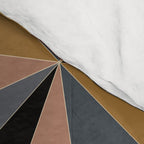 Kaleidoscope Tile Pattern I Bold Neutral Earthy Comforter Gallery Image 4