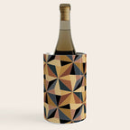 Kaleidoscope Tile Pattern I Bold Neutral Earthy Wine Chiller Gallery Image 2