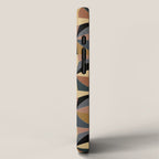 Kaleidoscope Tile Pattern I Bold Neutral Earthy iPhone Case Gallery Image 2