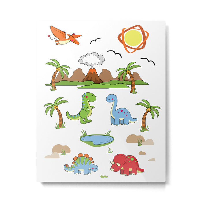 Dinosaur Metal Print Gallery Image 1